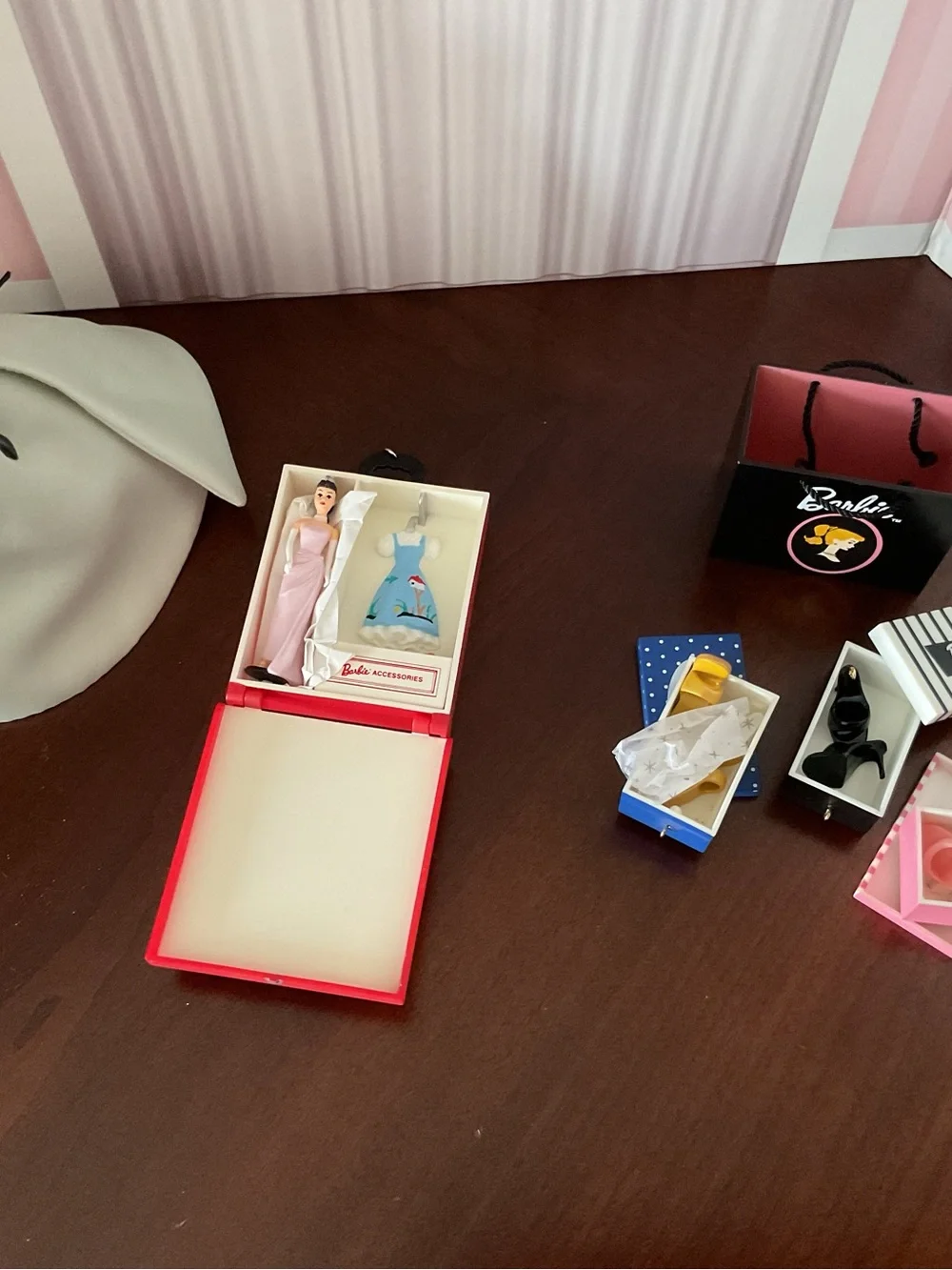 Hallmark Barbie Keepsake Ornaments diorama pieces shoes dolls cases